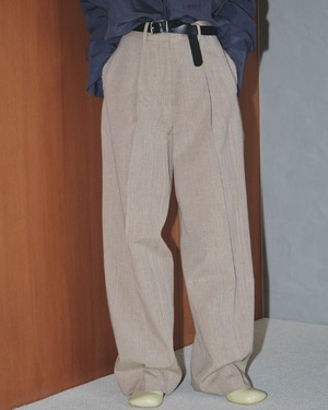 【送料無料】Jacquard Tuck Trousers [TODAYFUL] 12320705
