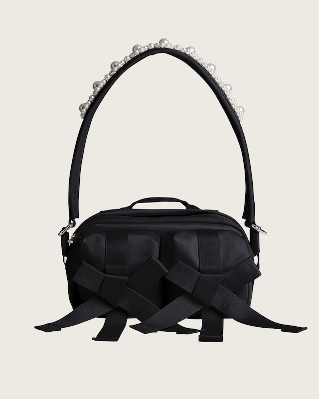 【Simone Rocha】Beaded Classic Bow Crossbody Bag