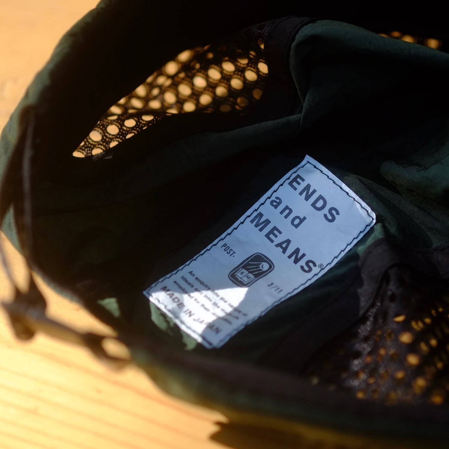 ENDS AND MEANS／Mesh Camp Cap | CAMILOTA オンラインストア