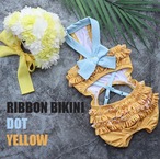 Ribbon bikini ドットイエロー