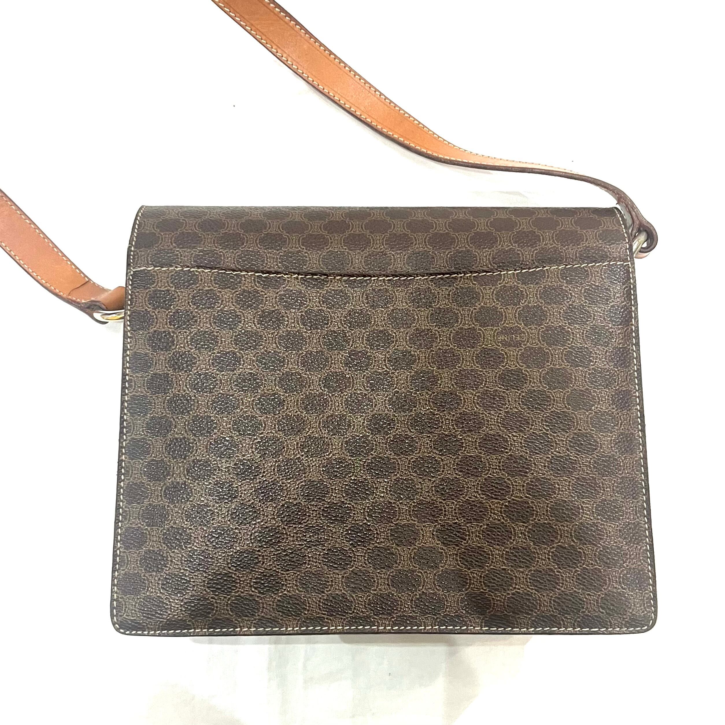 CELINE】2270 ヴィンテージセリーヌ マカダム柄 D金具フラップ