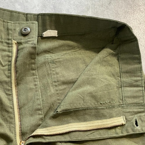 70s アメリカ軍 実物 OG507 ベイカーパンツ w34 詳細写真8