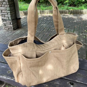 ...&デハロナキャリーバッグ　natural　メッシュ無し（Ｌ）他1点おまとめ便