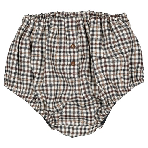 ご予約【MaisonMarelle】送料無料Bloomer CHAILLOT - gingham beige&gray