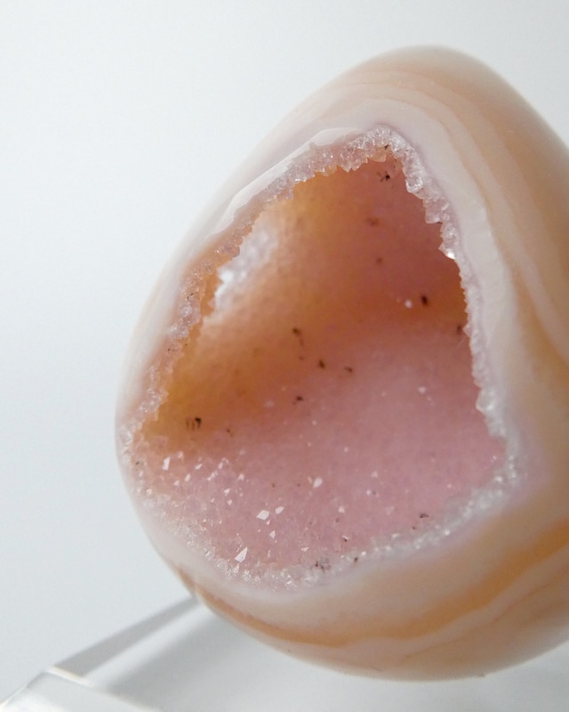 Agate Geode Egg ドゥルジーアゲート ジオード ⭓ 春霞たまご ⭔ MINERAL・原石&鉱物