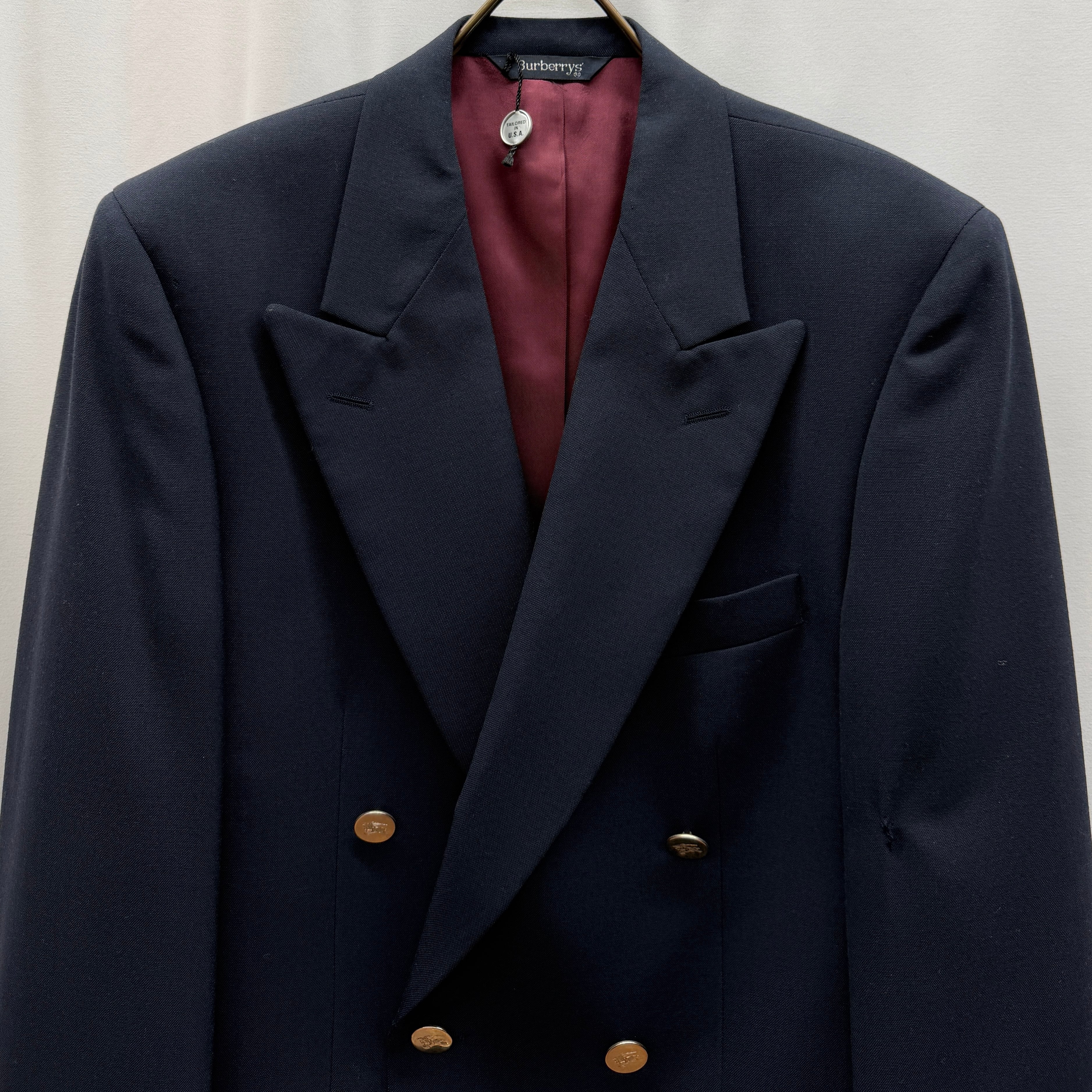 Burberrys】90s burberrys jacket バーバリー ブレザー ダブルブレスト