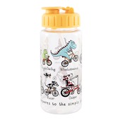 Drinking Bottle with optional straw　Animals on bikes_53BT2