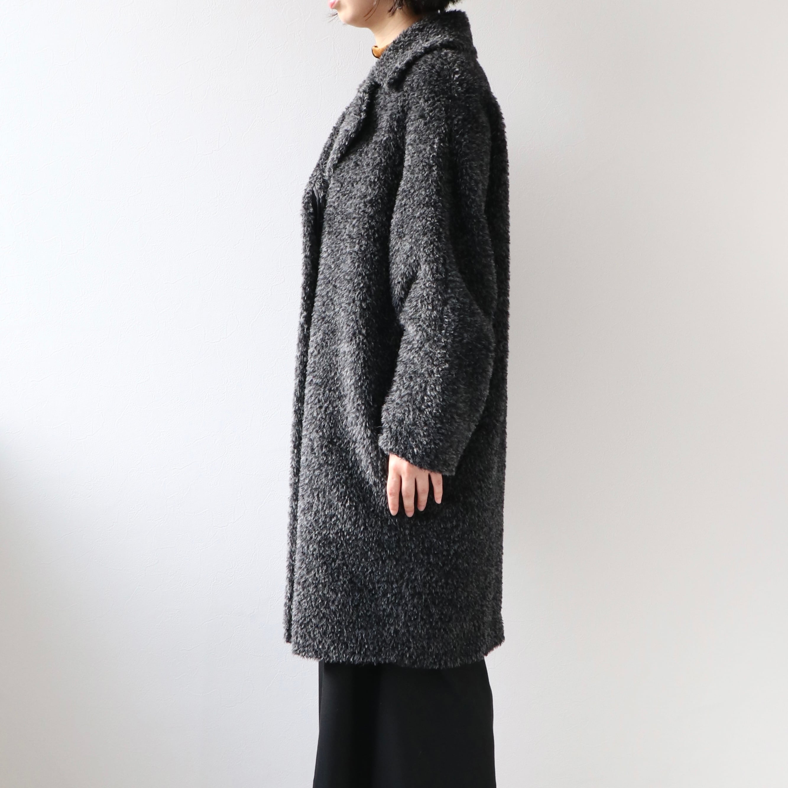 未使用級　MaxMara マックスマーラコート 42 アルパカ　コクーン Max Mara アルパカ シャギーコート グレー マックスマーラ | 2122TOKYO