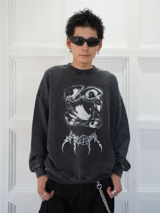【LOVE KILLER】Eye Graphic logo sweat by ruptivey Ver.2