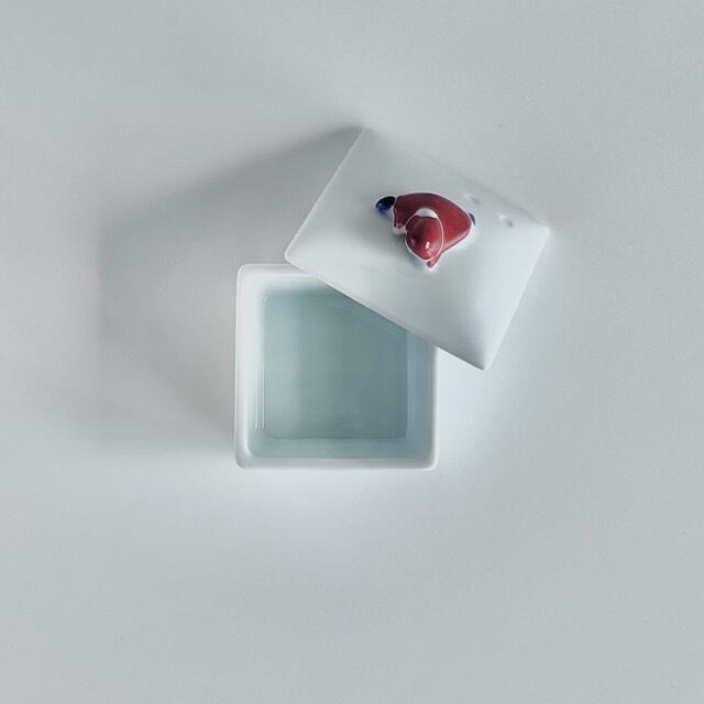 サンタクロース 角蓋物