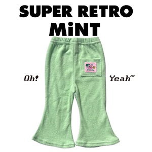SUPER RETRO. Flare Pants / MINT