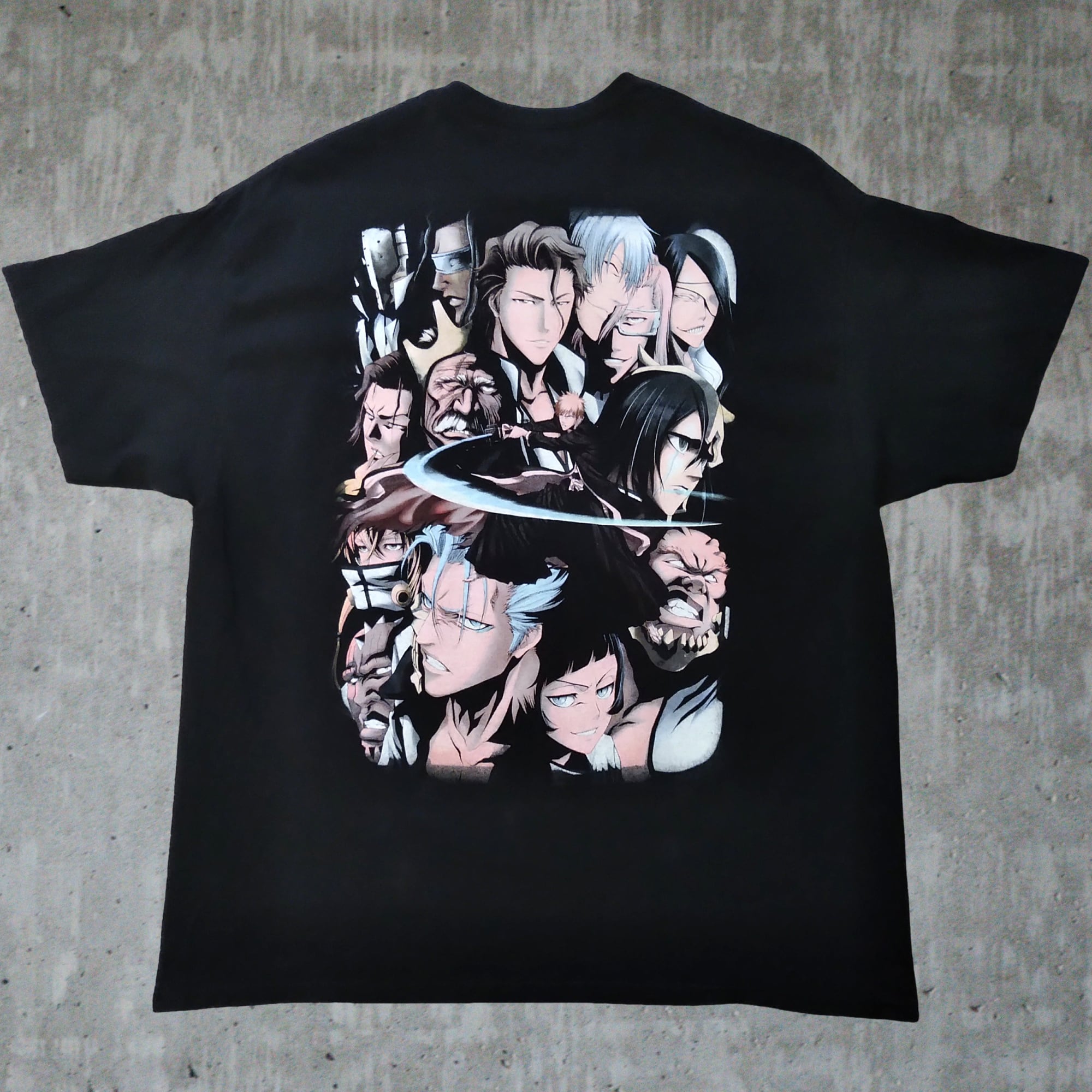 古着 bleach Tシャツ XL 黒 アニメ ブリーチ goat crew * | GOLD MINE