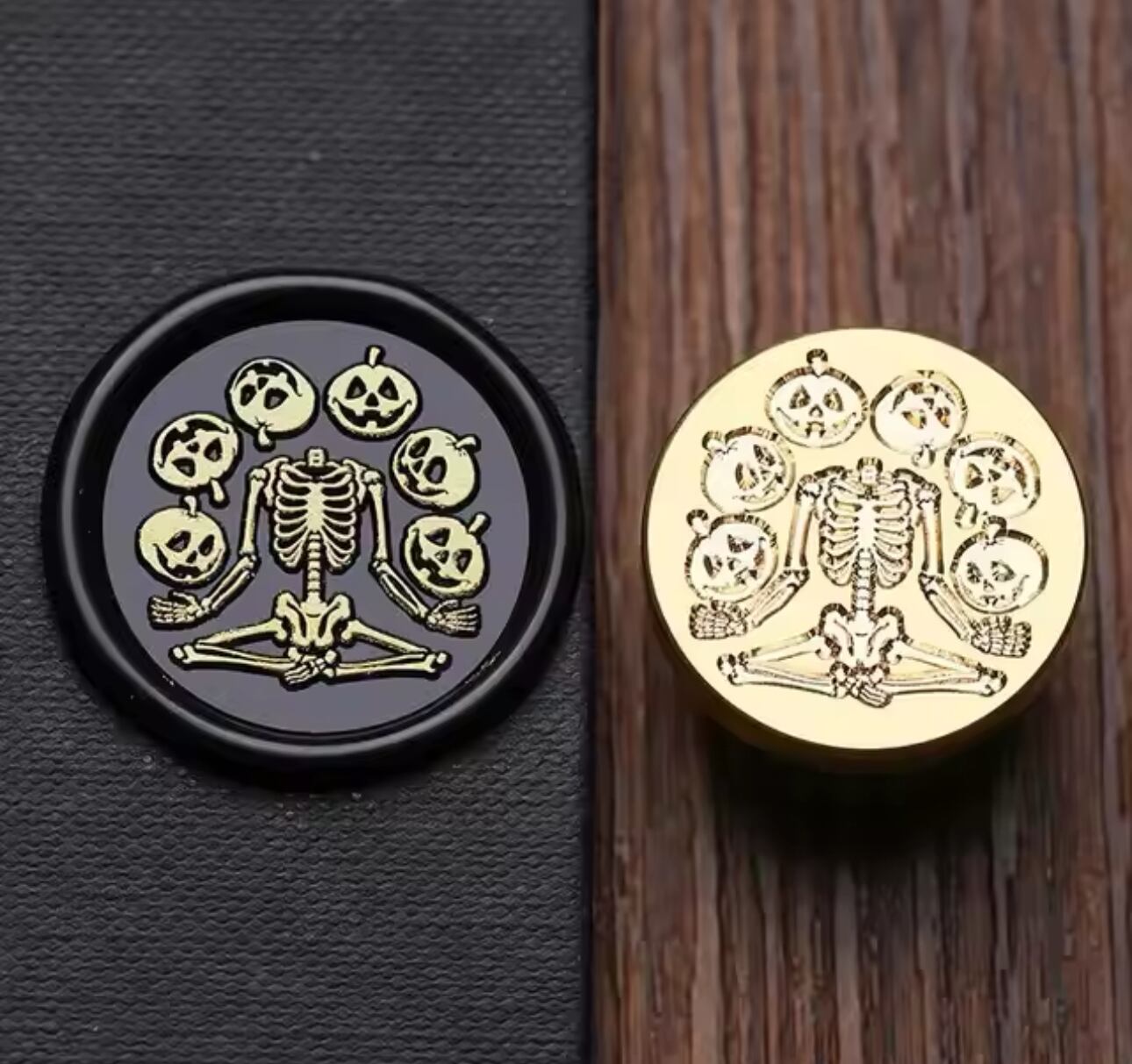 スタンプ(ハロウィン/お手玉ガイコツ)