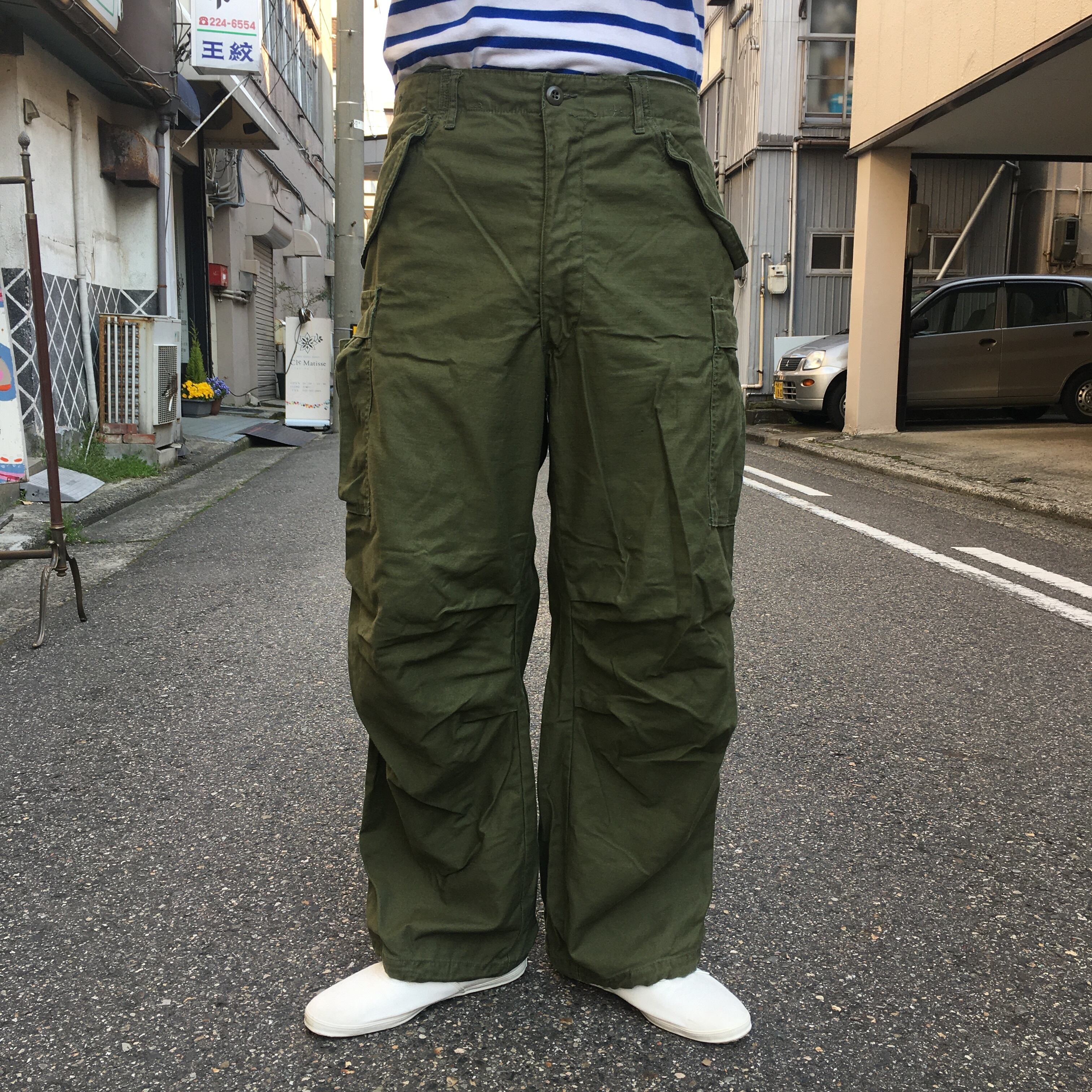 60s us military m65 cargo pants . dead stock one wash(T10135) | time