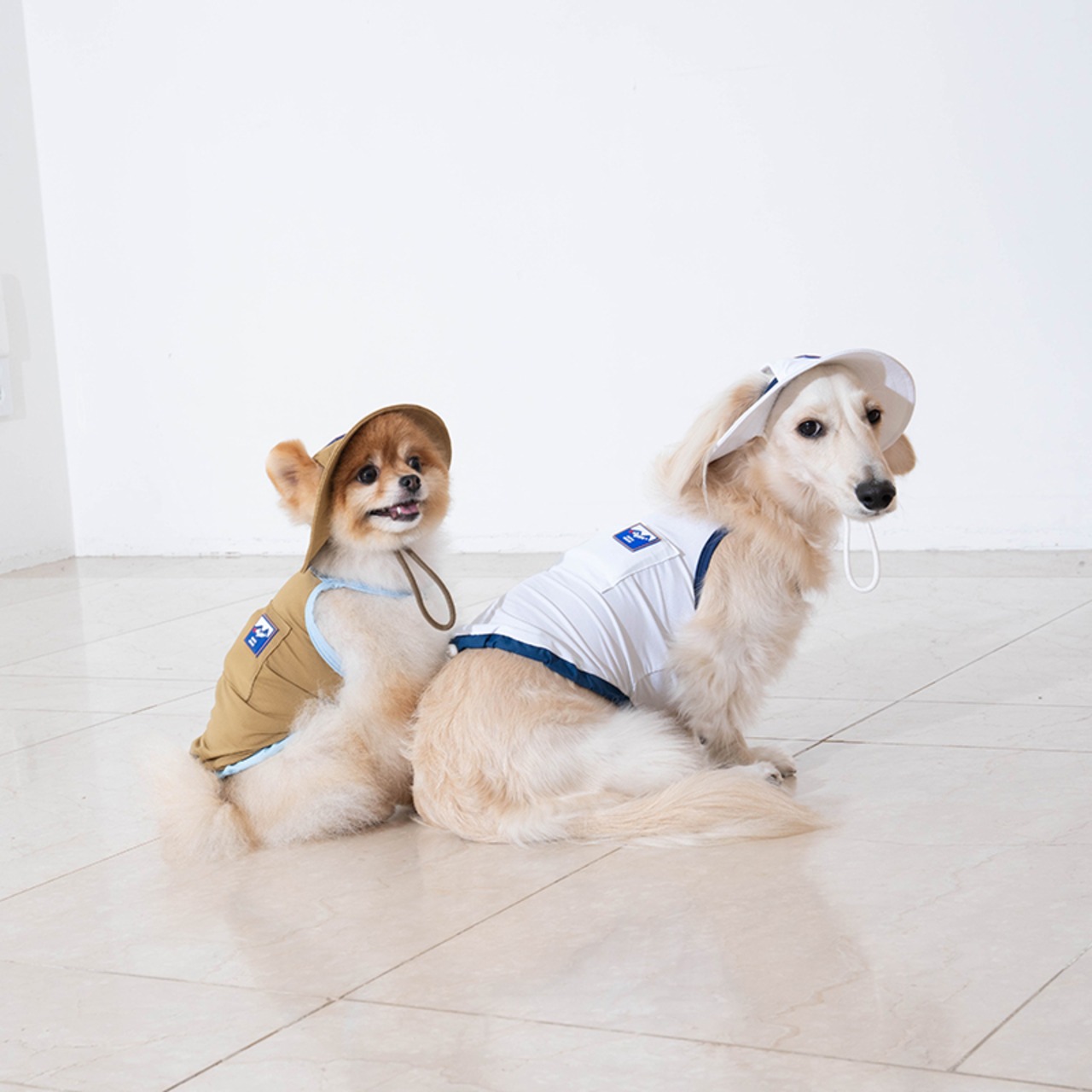 【puppygallery公式】Outside plus cooling tank top〈 white〉 4XL-5XL