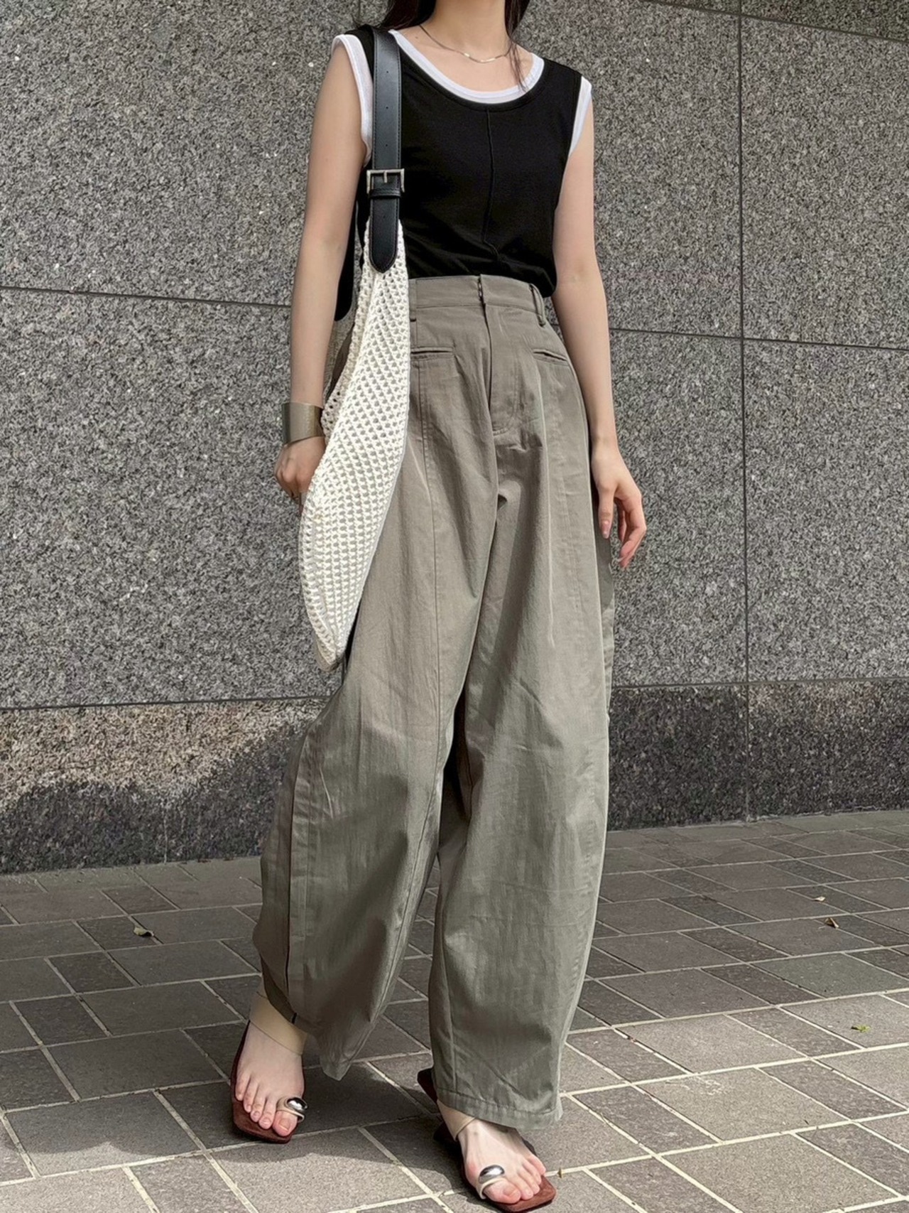 MME145GEB ニットショルダーバッグ
