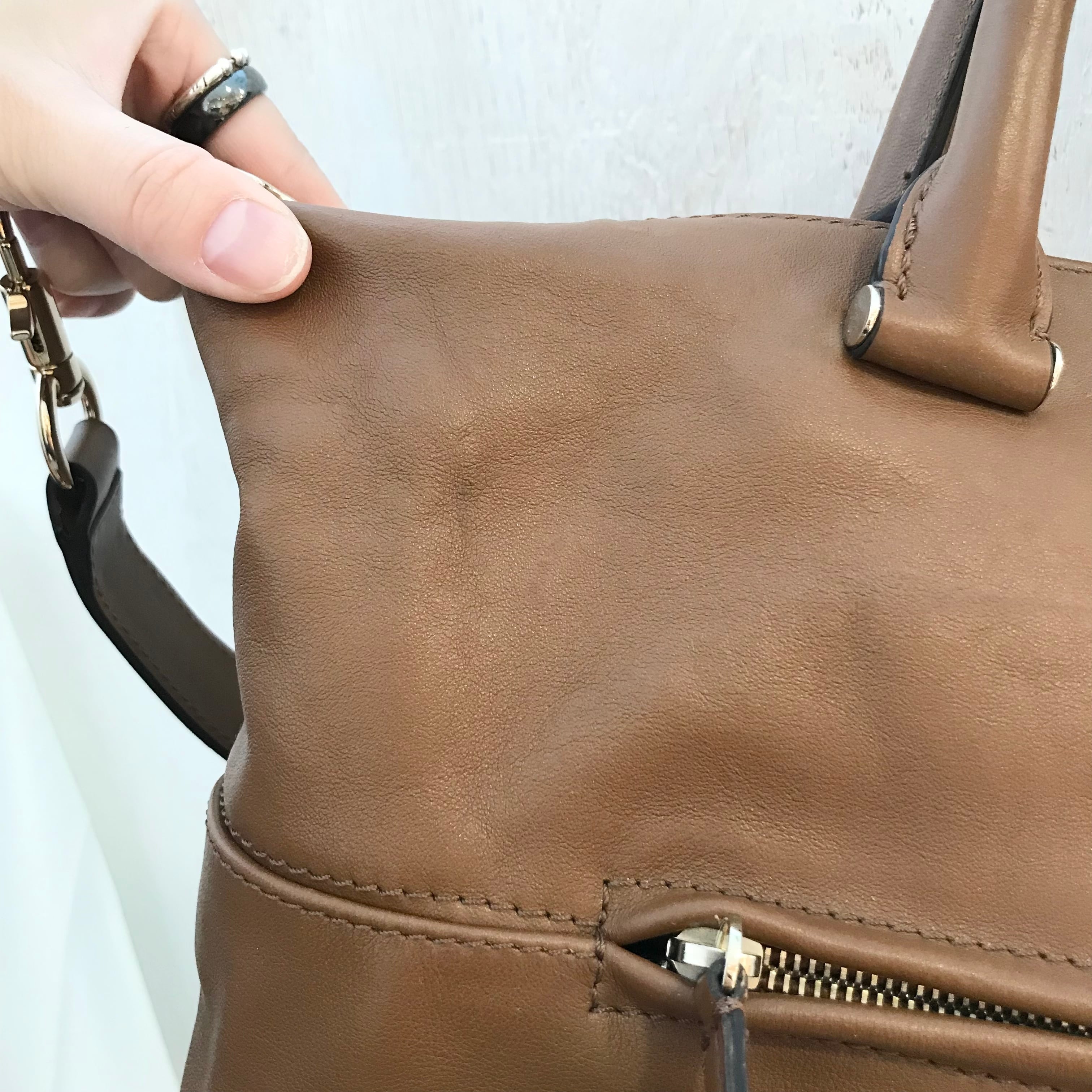 maxmara/minibostonbag/brown/マックスマーラ/ミニボストンバッグ/レザー