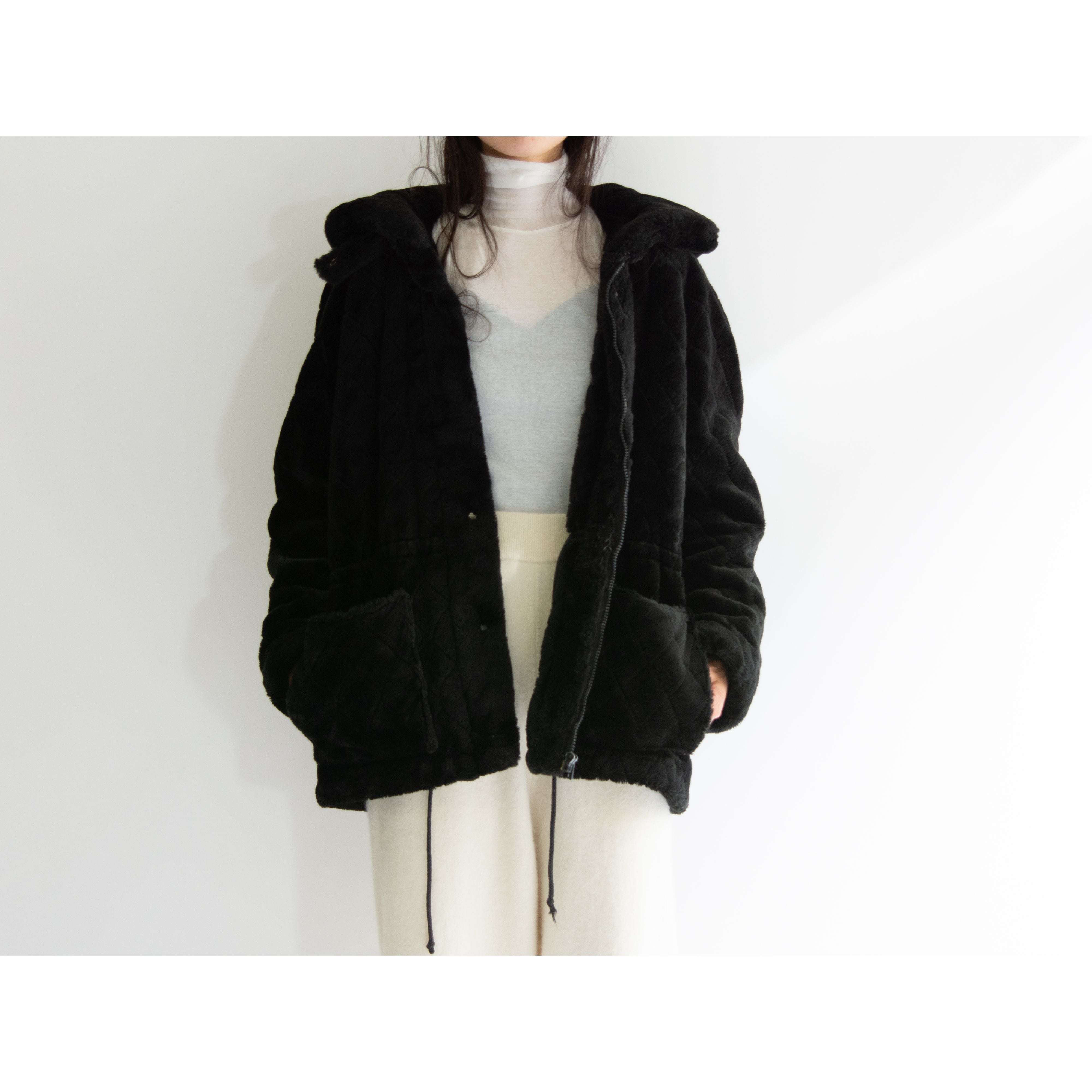 SONIA RYKIEL】Made in France Acrylic-Cotton Boa Fleece Jacket