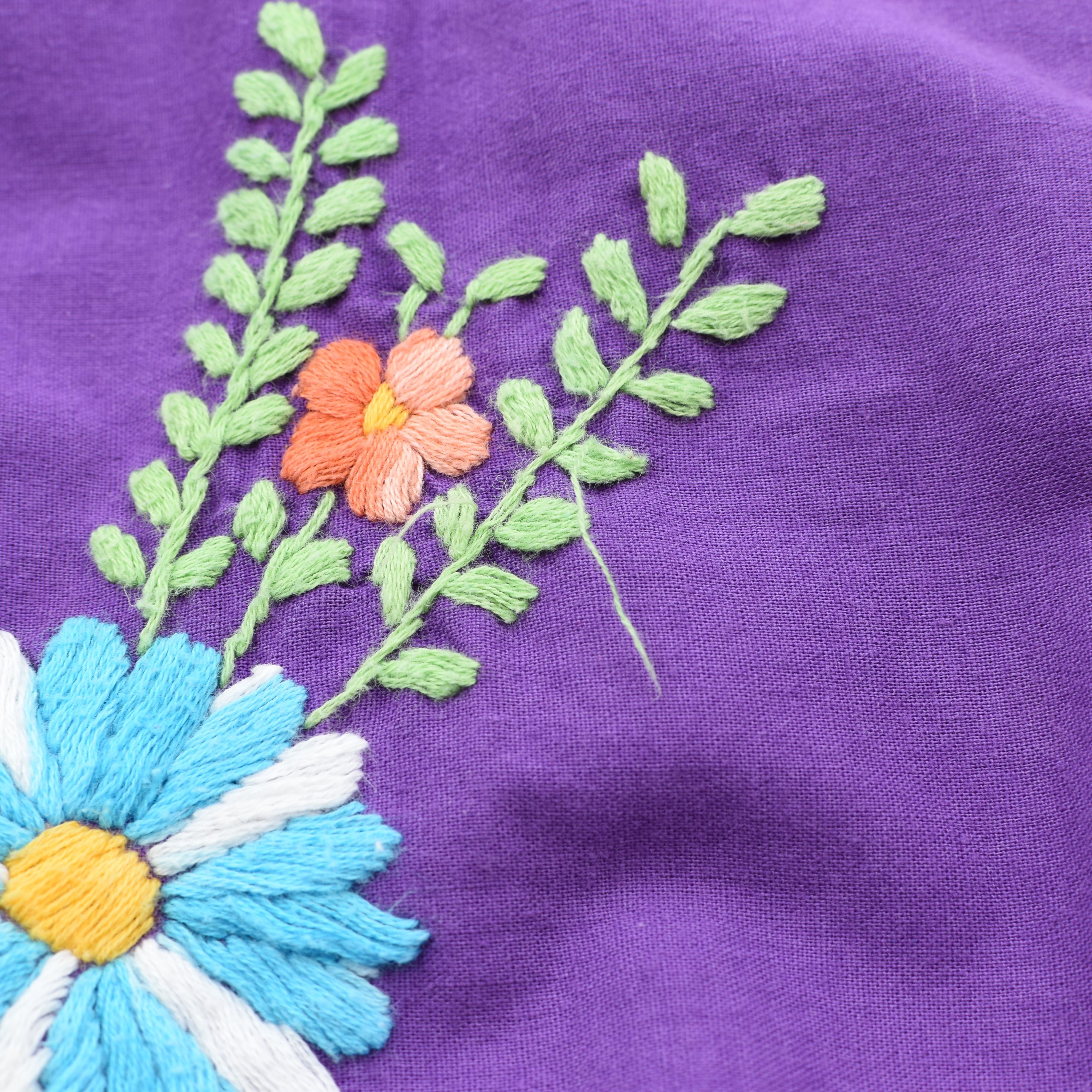 vintage embroidery Mexican one-piece PUR | 古着屋 grin days memory