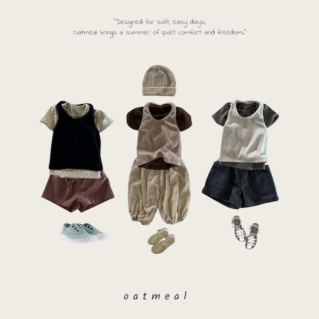 《即納》送料無料 【oatmeal】Flower round
