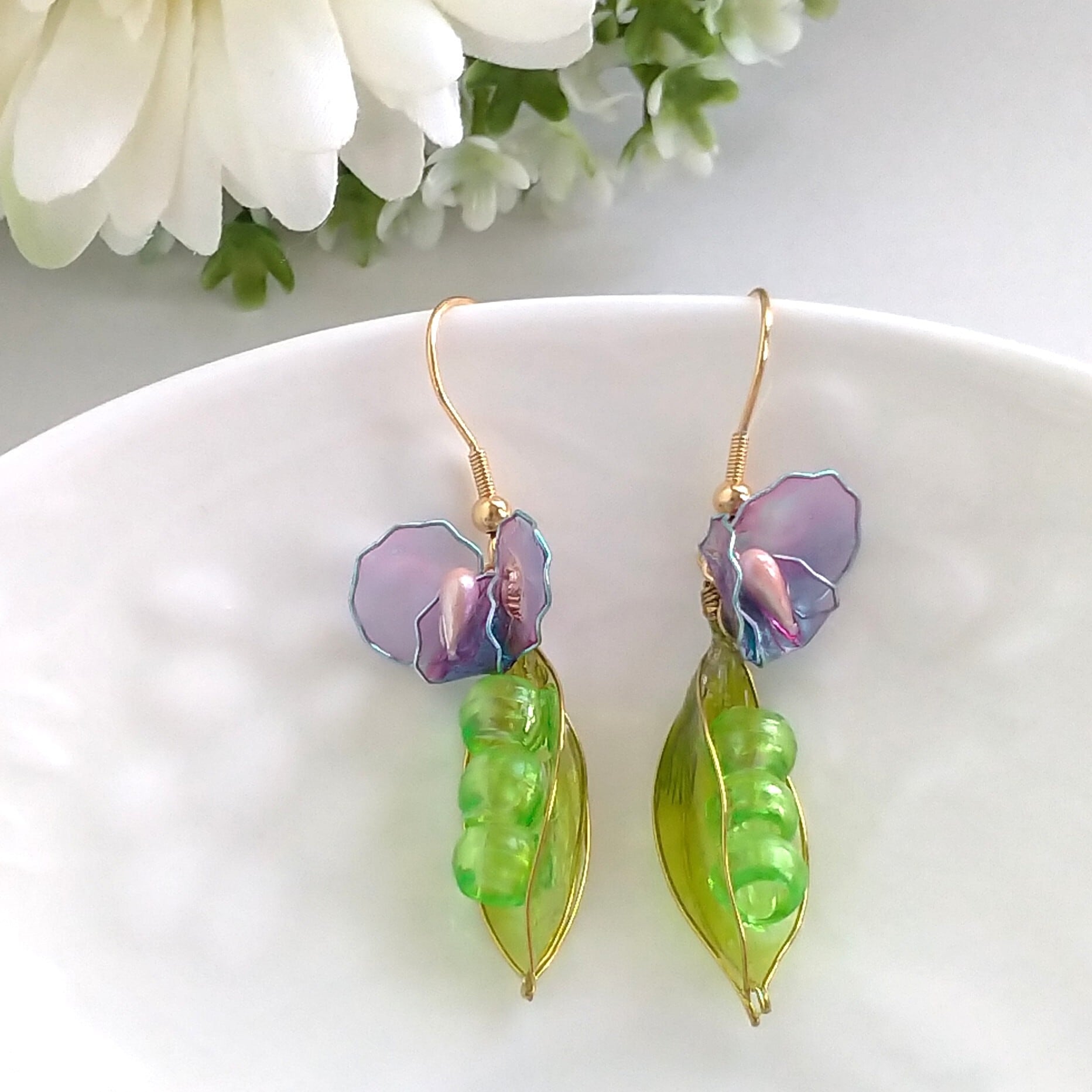 枝豆の揺れるピアス | verre