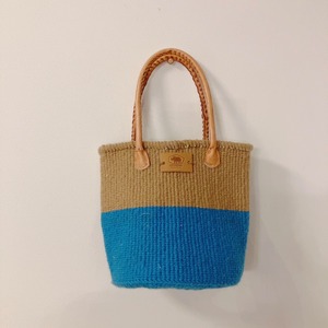 wool bag S = beige blue =