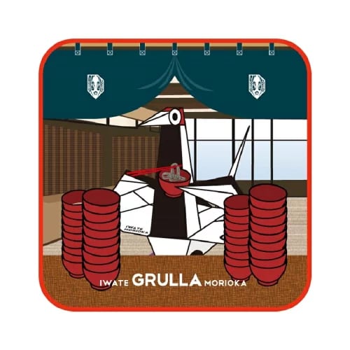 キヅールハンドタオル わんこそば | GRULLA GOODS SHOP｜いわて