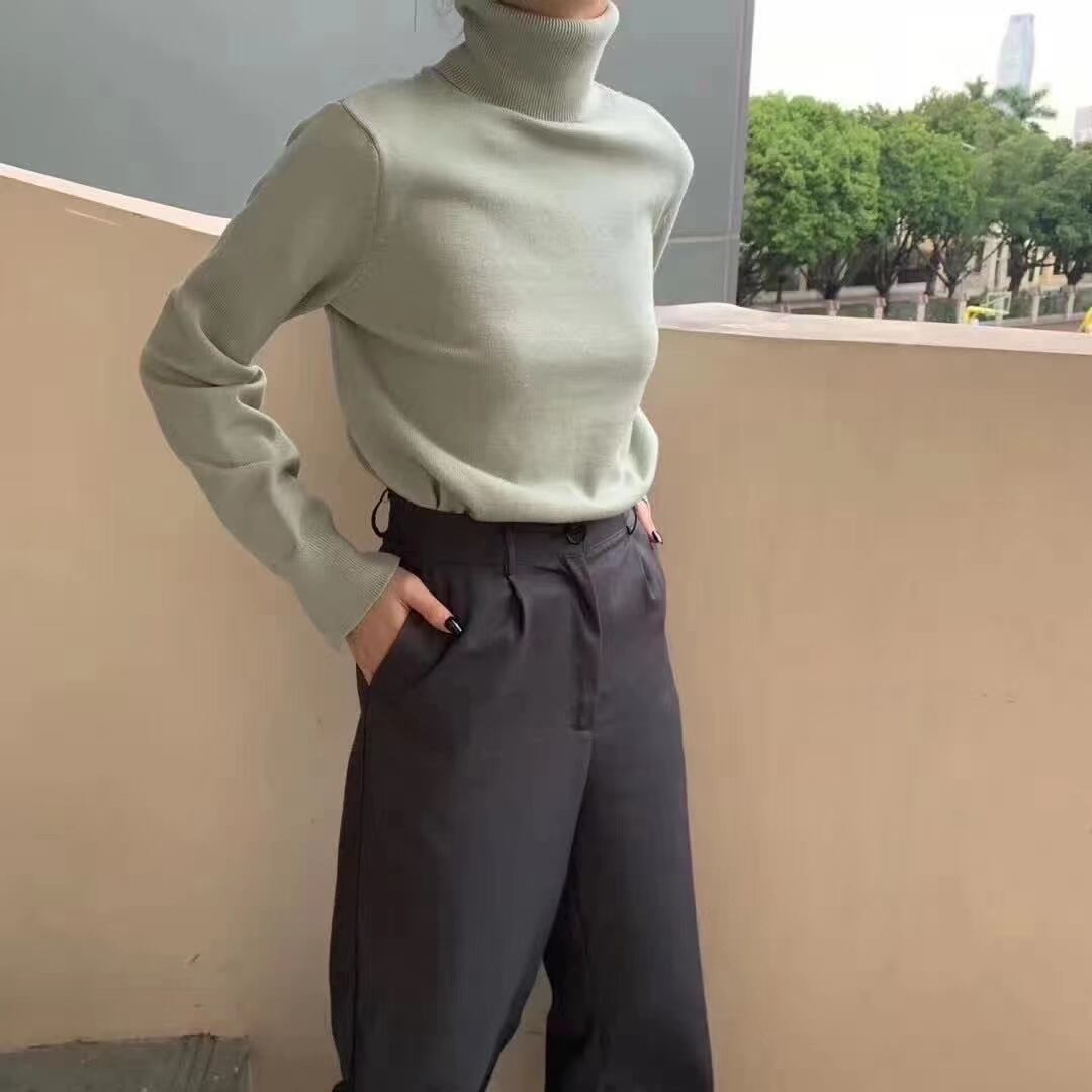 袖口スリット入り　ハイゲージニット　AJ2205−D04