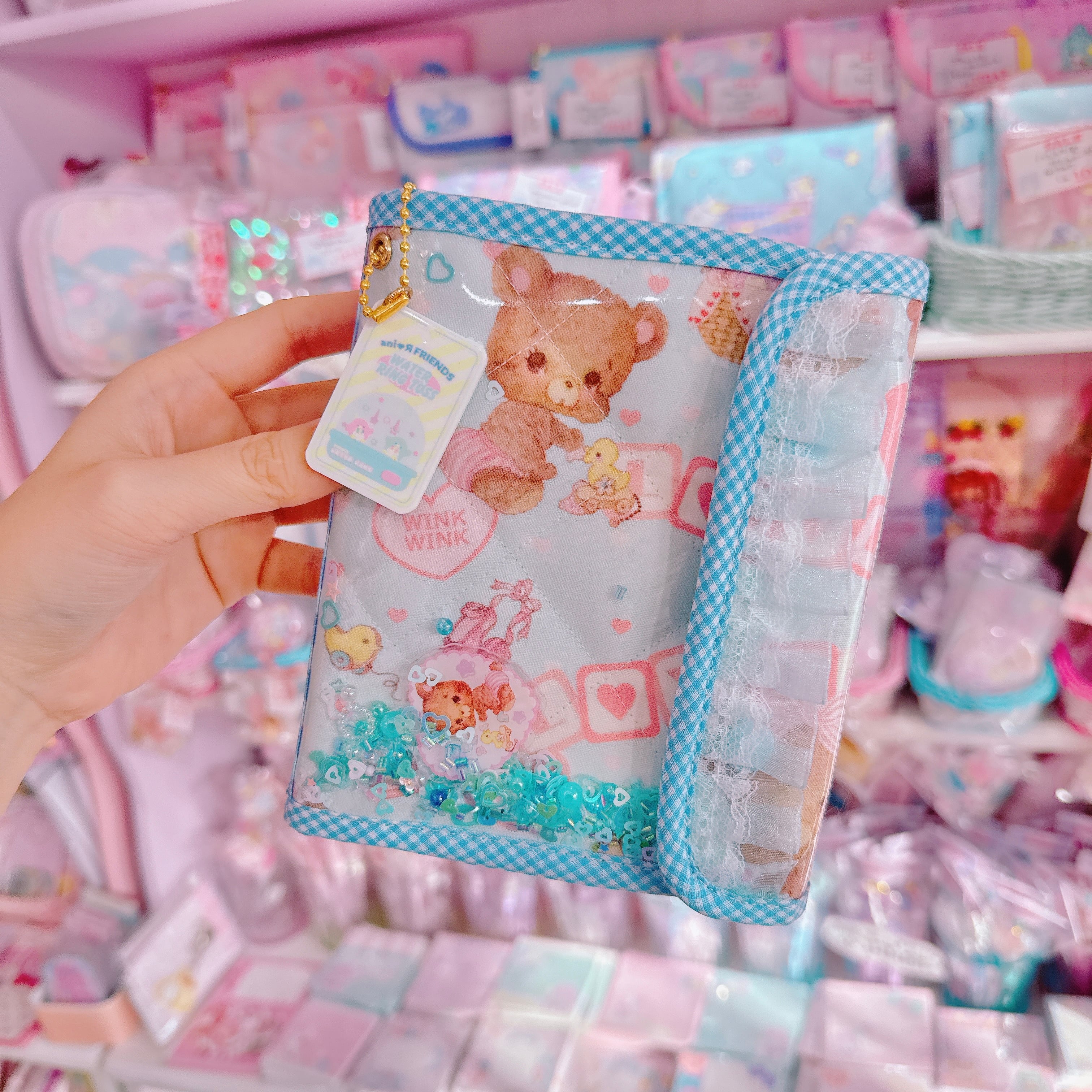 【D8】77-47シール帳バインダーA7ワイド（6穴）