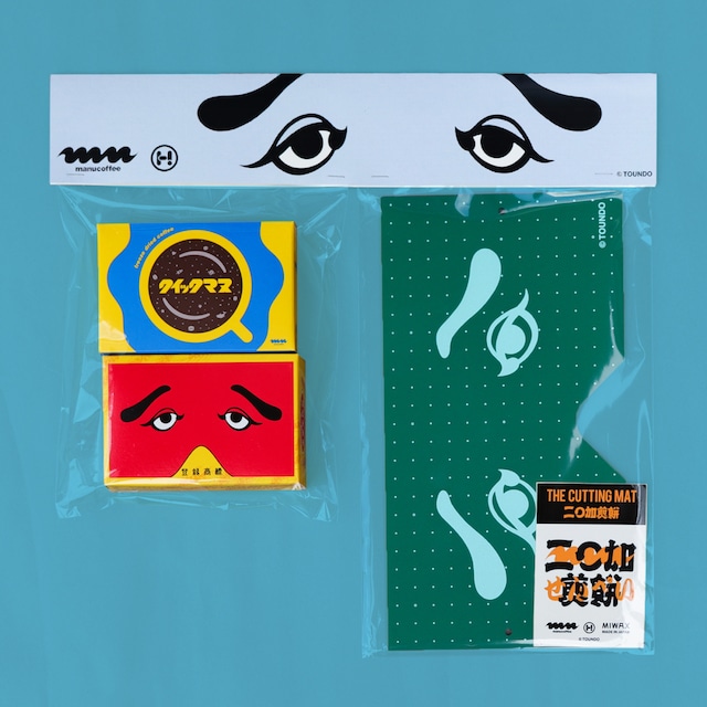 manu coffee x にわか カッターマットpack