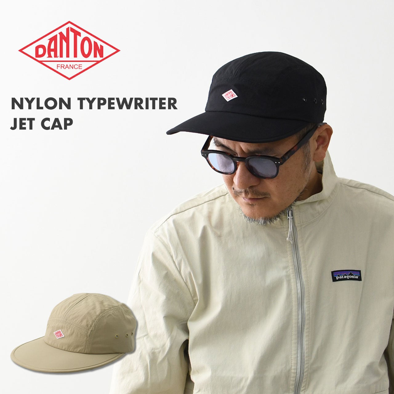 DANTON [ダントン] NYLON TYPEWRITER JET CAP [DT-H0342NTY] ナイロン