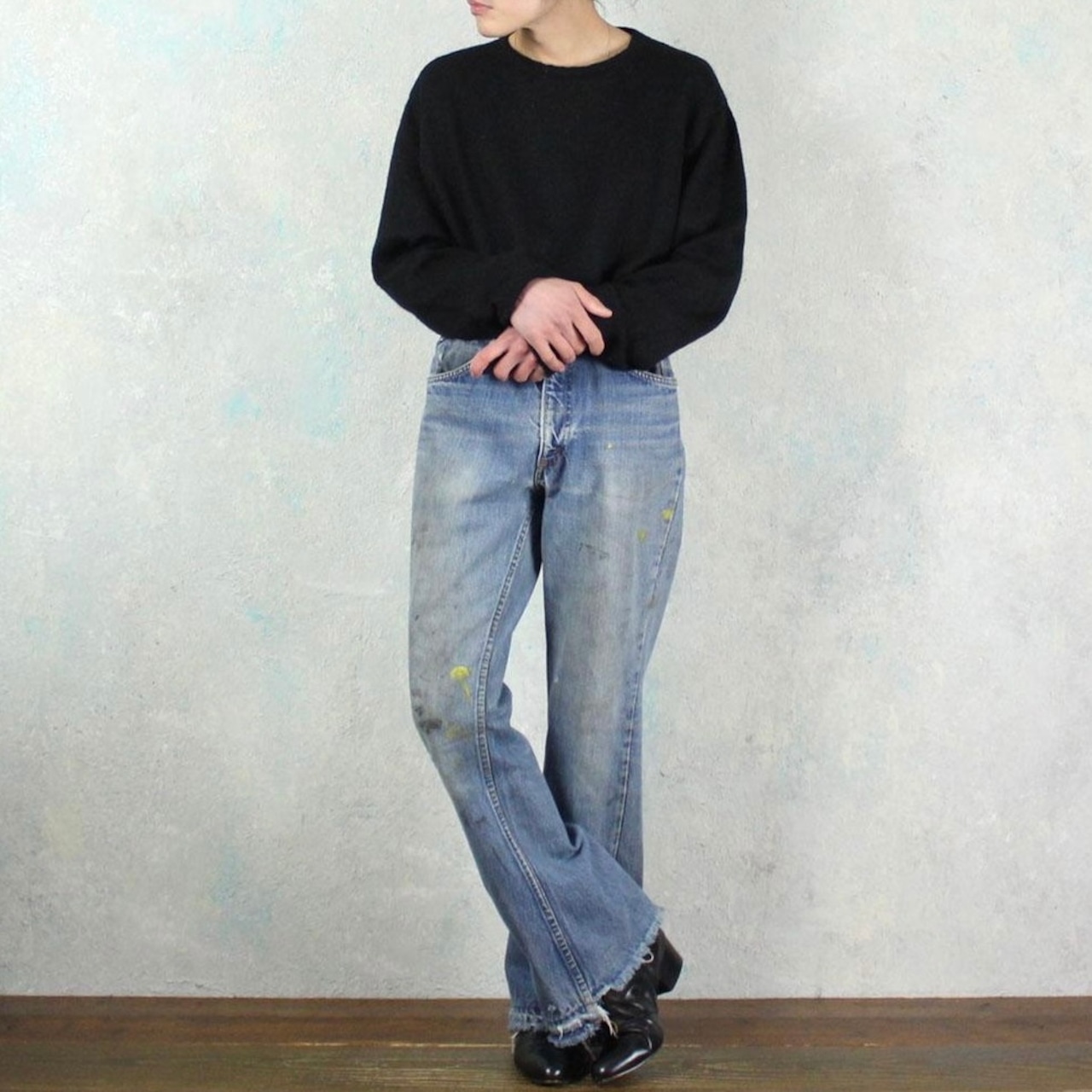 VINTAGE LEVIS 646 (big E) フレアデニムパンツ 【OT-2360】 | cv