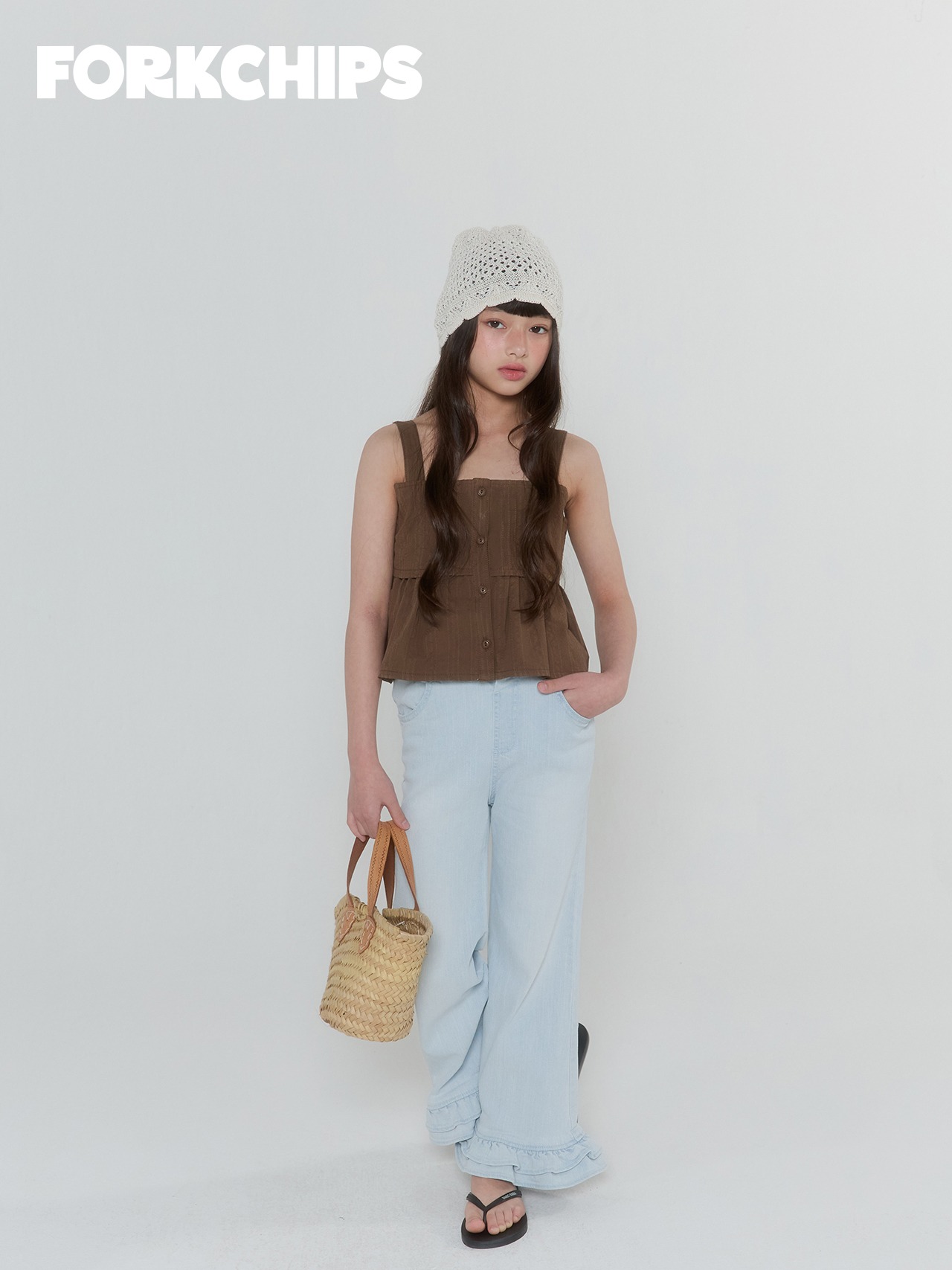 [FORKCHIPS] 돌체나시블라우스 (JS/JM/JL/JXL) / [포크칩스] 돌체나시블라우스 (JS/JM/JL/JXL)