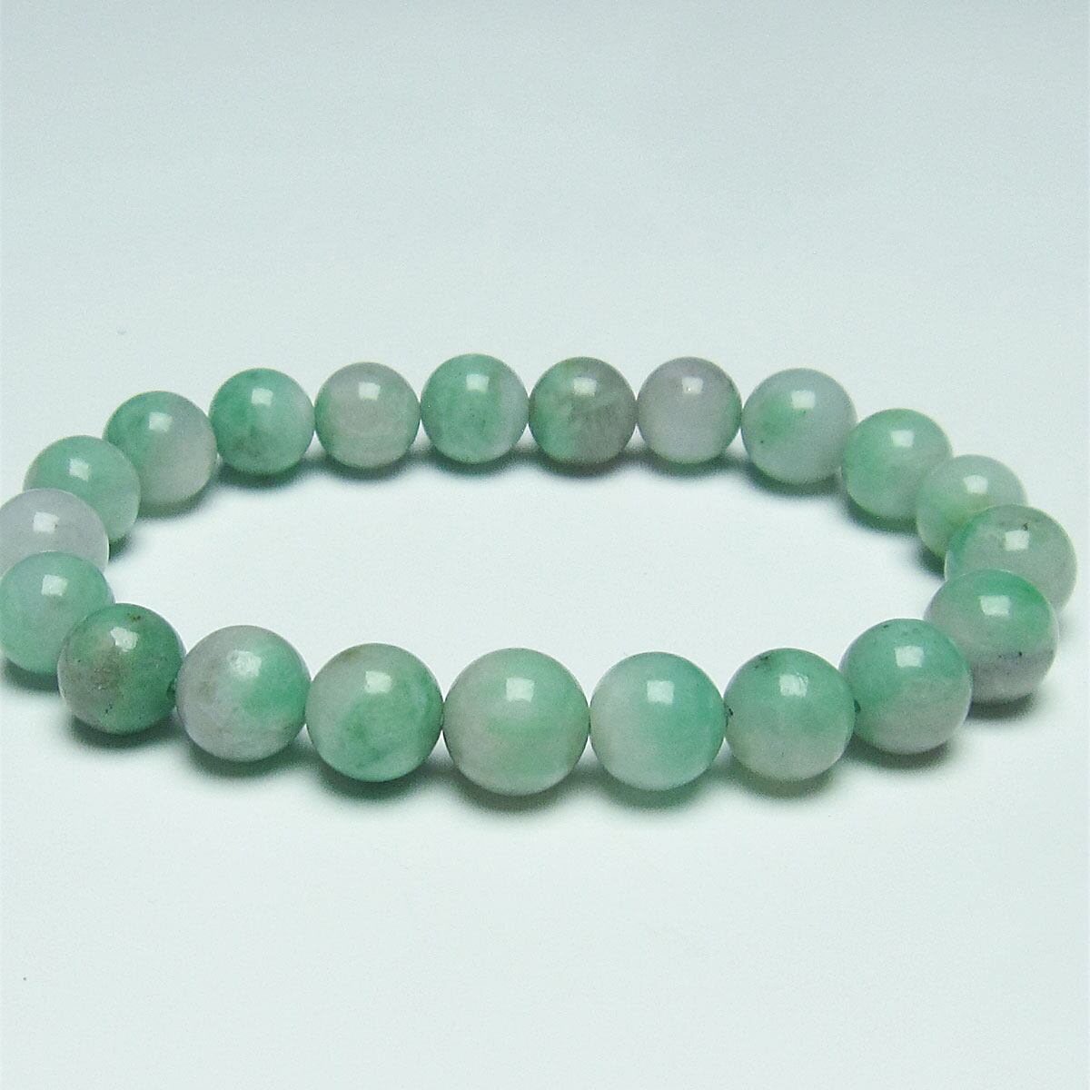 エメラルド ブレスレット 9mm 111-26014