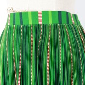 フォークダンス 衣装 スカート グリーン系 ナロッドニー NARODNI 緑 ストライプ柄 プリーツ 黒 白 赤 ボーダー 鮮やか チロリアン チロルスカート カントリー 柔らかい生地 ブラック系 レッド系 ホワイト系