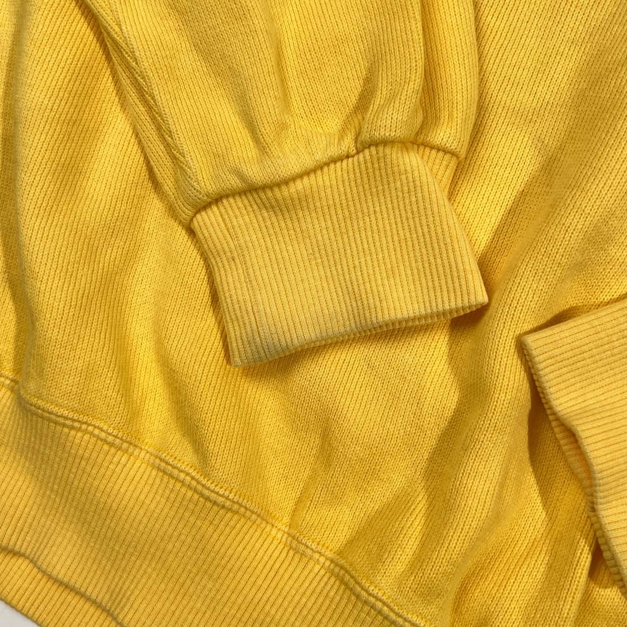 SINA COVA シナコバ  国旗デザイン 長袖 ポロシャツ M/イエロー メンズ トレーナー風生地