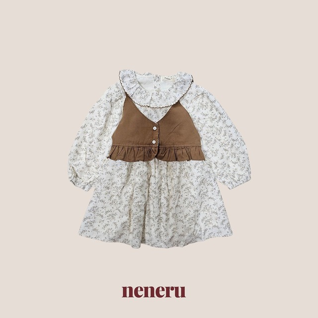 【取寄】neneru|jay dress|ジェイワンピース|XS-XL|kids|26 autumn