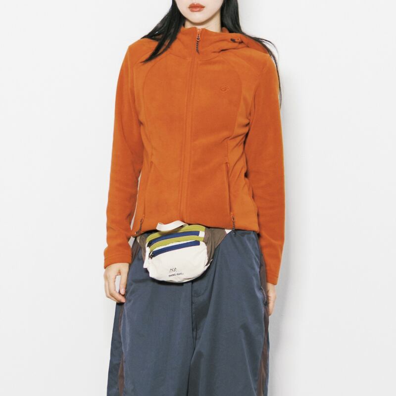 フードジップフリースジャケット C00724