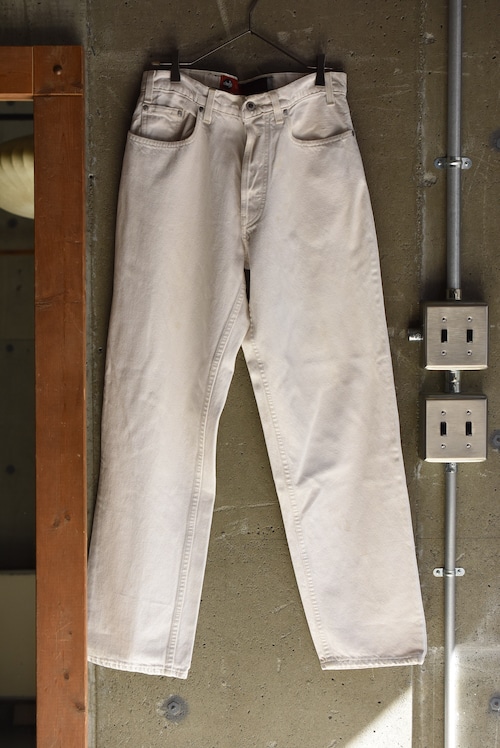 OK／90's "Levi's Silver Tab" loose white denim pants