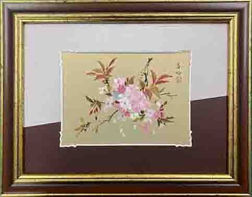 笹川春艸作品展「fusion」開催記念　出品作品　『桜Ⅰ』　墨画