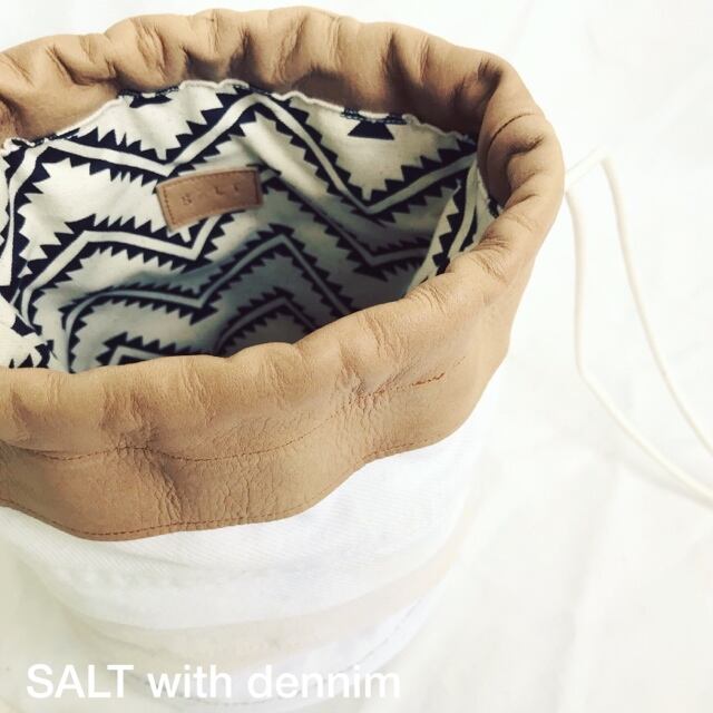 【限定】SALTY巾着 White No.2537