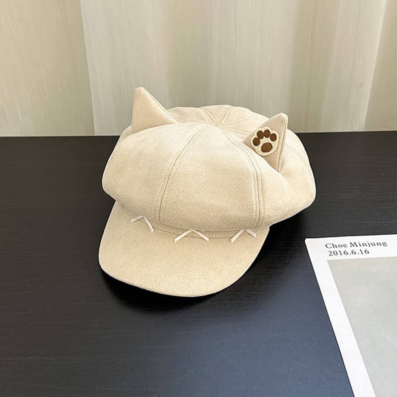 Dear studioシリーズ】☆帽子☆ 4color レトロ レディース ねこ 猫