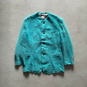 -issey miyake- 00's “ほうり布” no collar tailored jacket