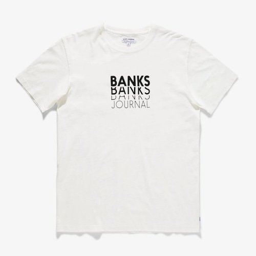 BANKS JOURNAL バンクスジャーナル REPEAT Tシャツ 半袖 ATS0490　オフホワイト