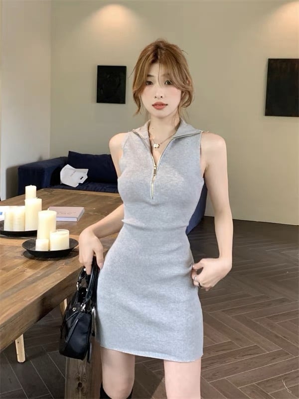 ノースリーブ タイトワンピース G104CON0040 | liberal style. - 韓国