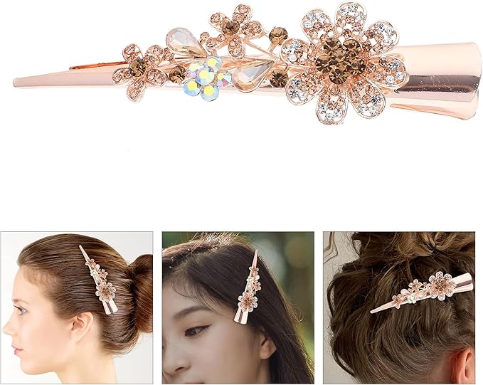 LALAFINA くちばしクリップ ダッカール クリップピン 前髪 ヘア