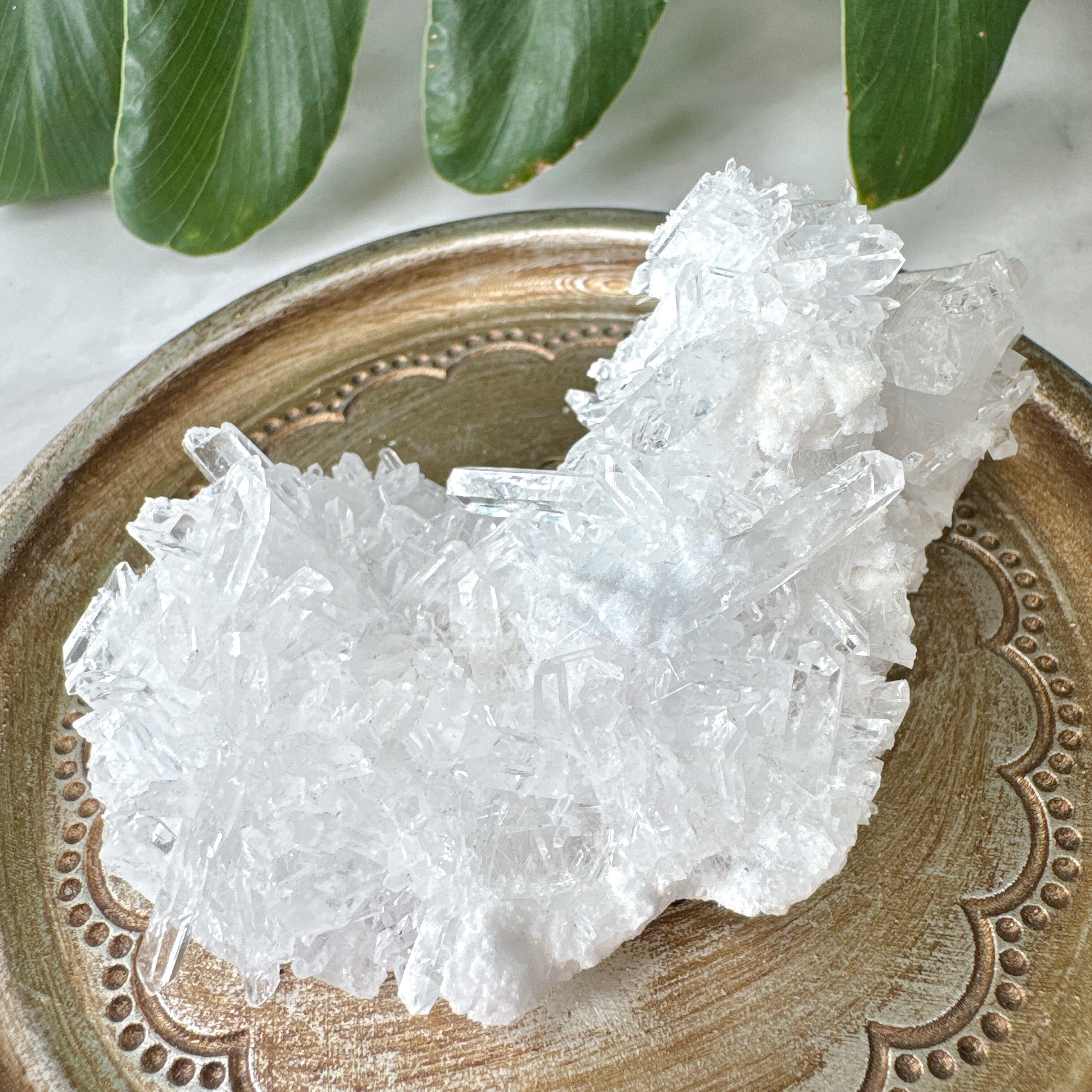 【Special Value】四川省 菊花水晶 クラスター 原石 天然石