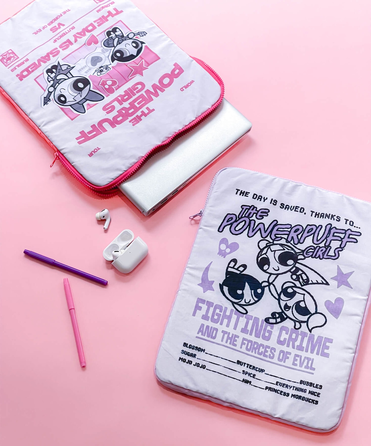 F268046_The Powerpuff Girls×Flapper ポスターアートPCケース - 10