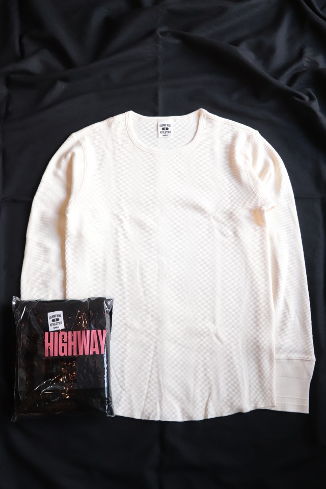 HIGHWAY NINE/ハイウェイナイン　Crew-NECK ハニカムサーマル L/S Tee　004005