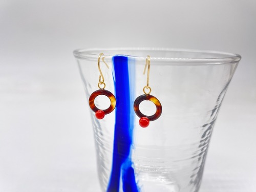 べっ甲 ピアス（pi-189）